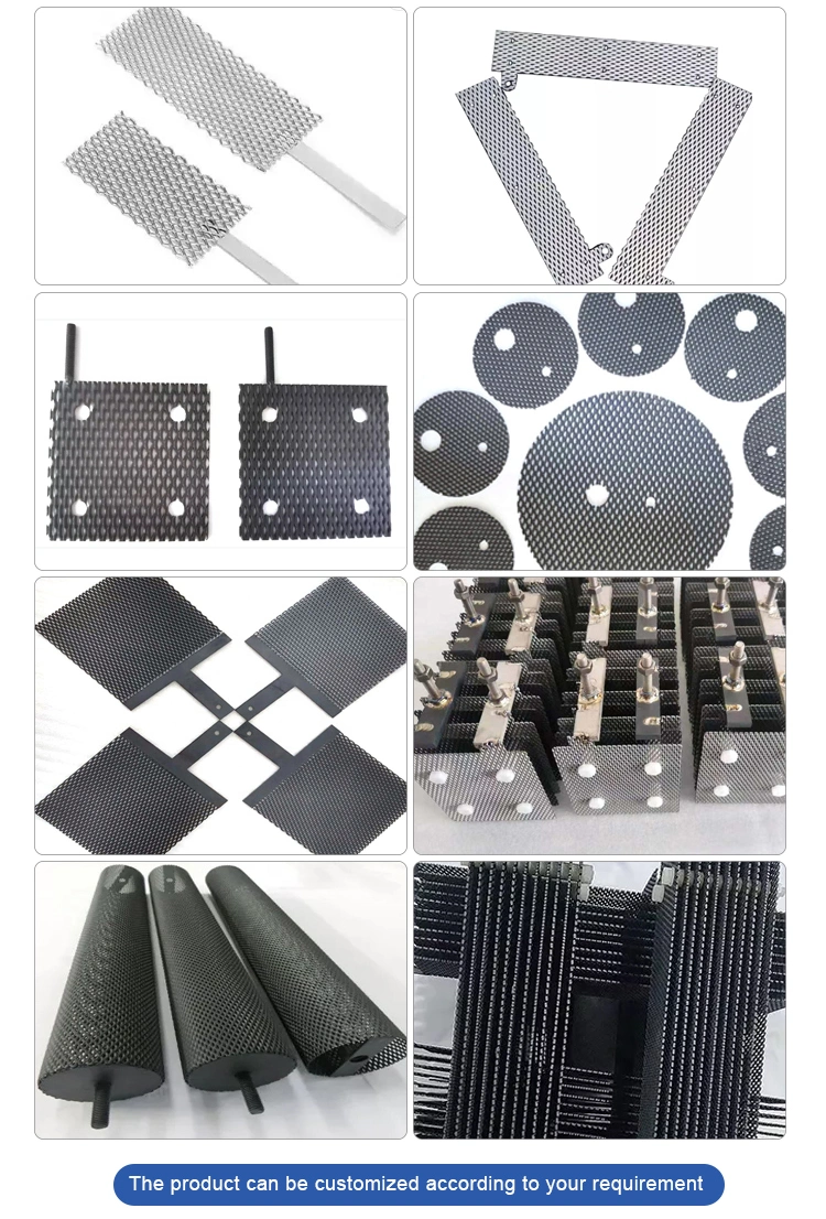 Platinum Coated Titanium Electrode Expanded Mesh Anode for Water Electrolysis